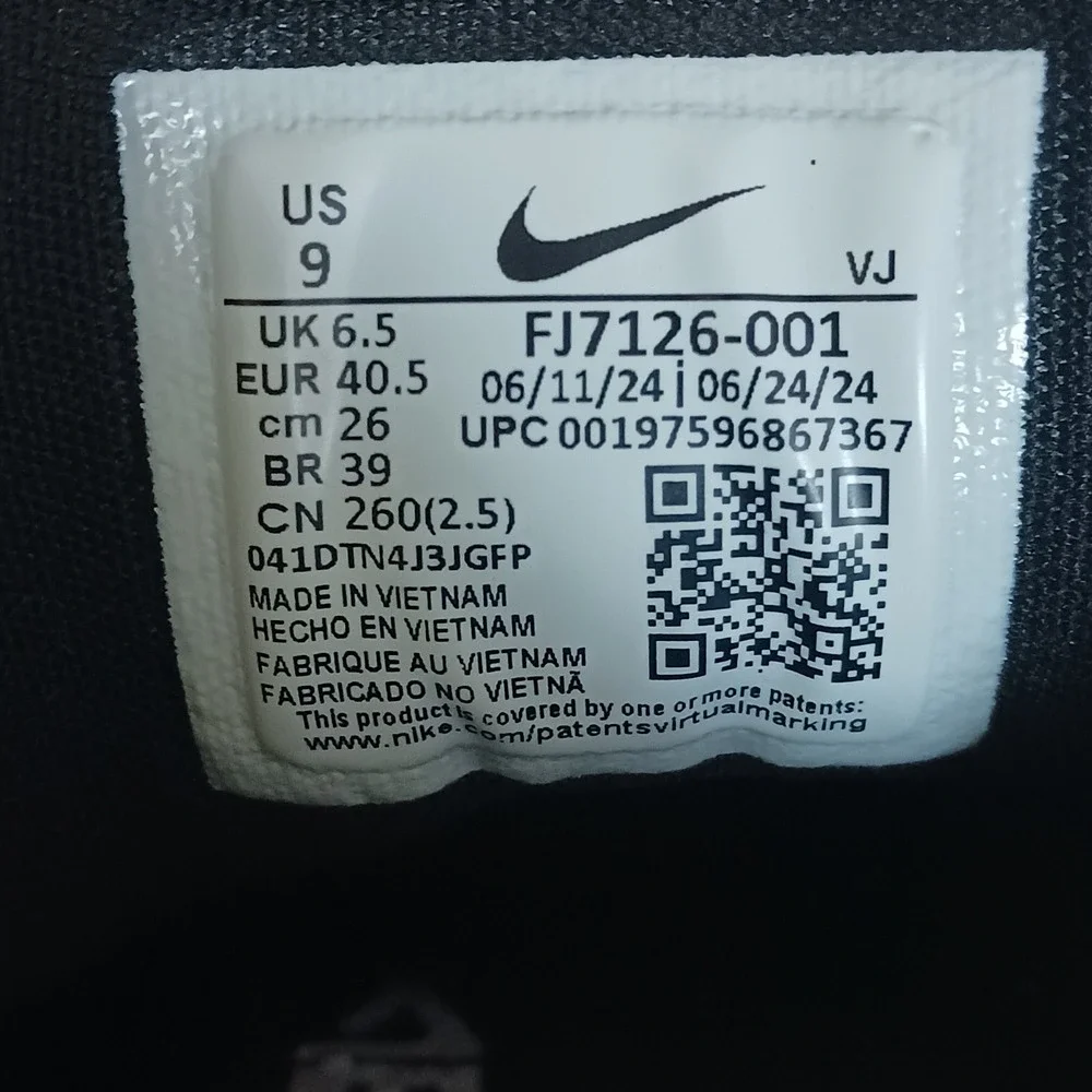 Nike Free Metcon 6 Black White Women's Workout Training Sneakers Shoes Size 9